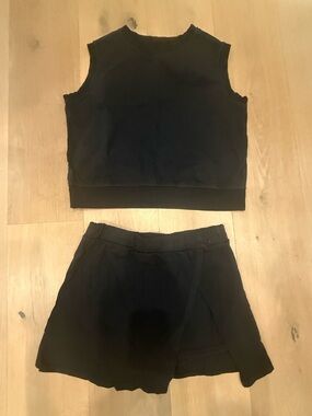 Black Two-Piece Loungewear Set
